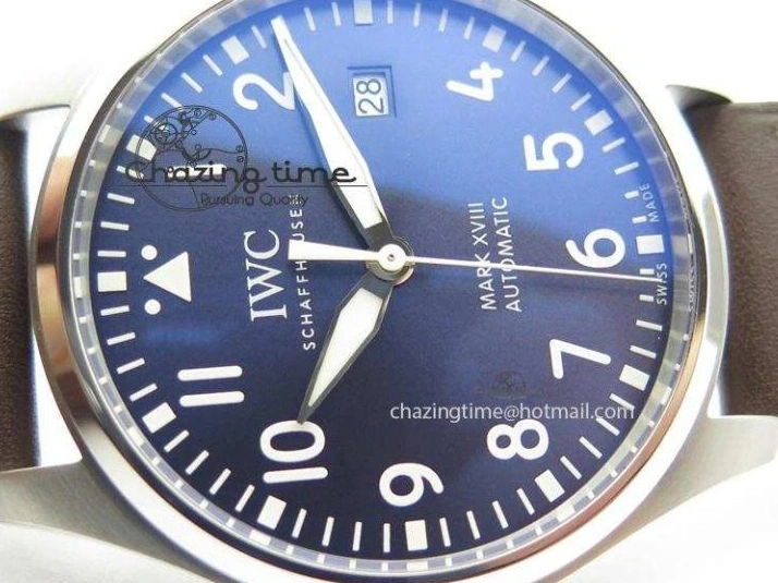 MIROTIME 0223 Mark XVIII Le Petit Prince IW327004 SS Mk Maker Best Edition Blue Dial On Brown Leather Strap A TimelessDesign 7296